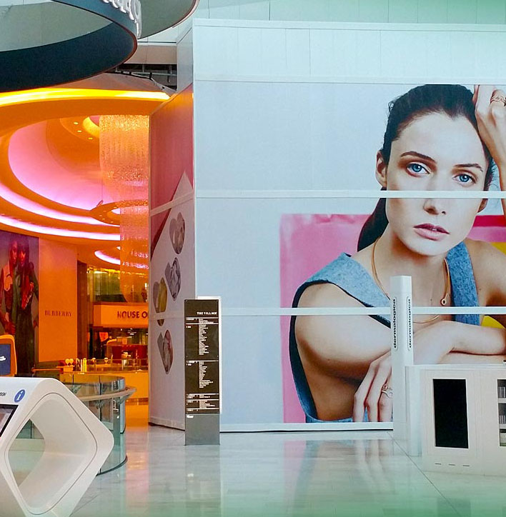 Retail Hoarding Installation + Graphics Application